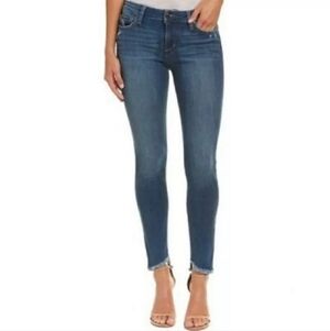 Joe's Larissa Skinny Ankle Jeans Raw Frayed Hem 27 Trending Cottagecore Spring